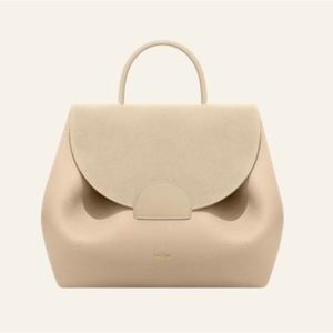 Polène Paris - Number One Adjustable Leather Shoulder Bag in Trio Sand (Beige)